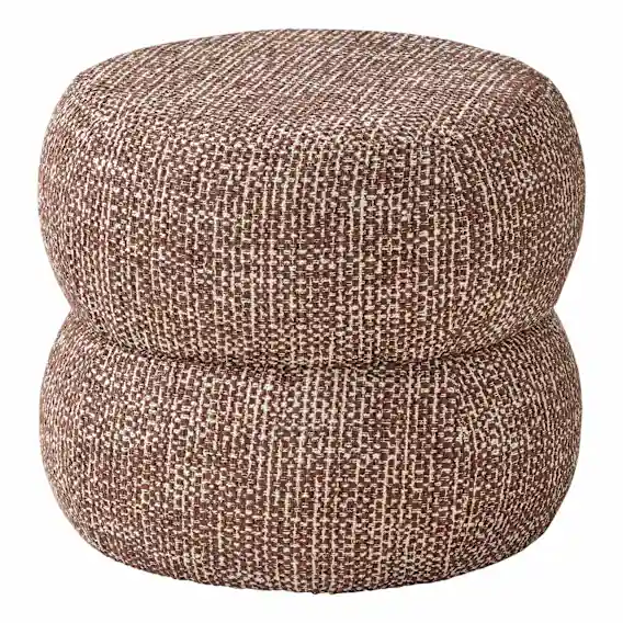 Phoenix Ottoman 50x45cm in Chocolate