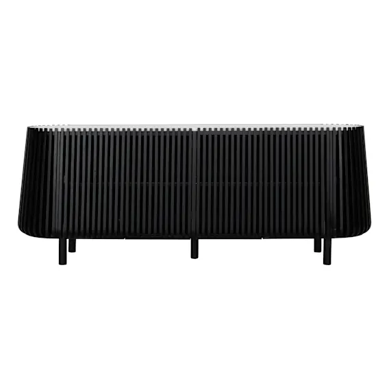 Pila Buffet 200cm in Carrara Marble / Black