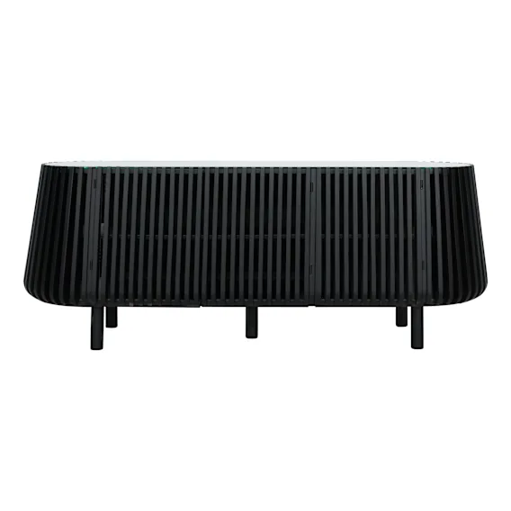 Pila Entertainment Unit 160cm in Black / Glass