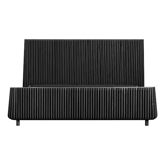 Pila Queen Bed Frame in Black