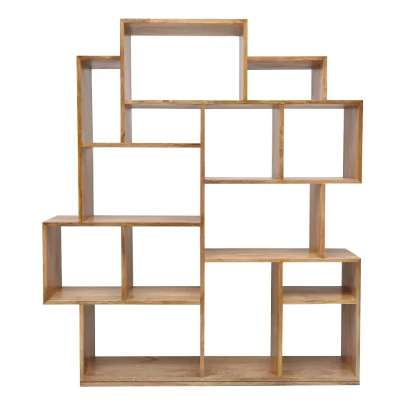 Porto Bookcase 150cm in Clear