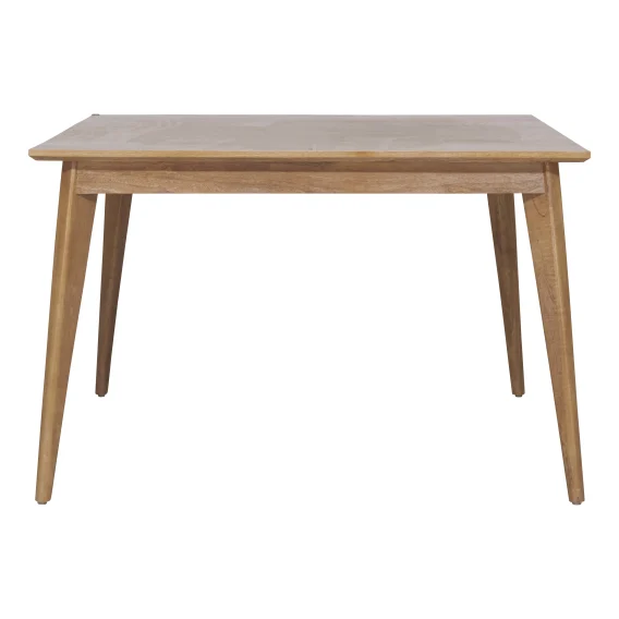 Porto Square Dining Table 120cm in Clear