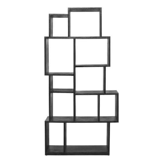 Porto Small Bookcase 81cm in Black