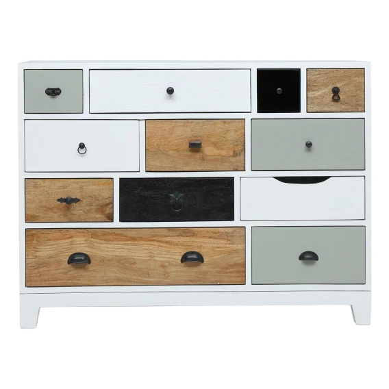 Porto Buffet 120cm in Mike White / Multi