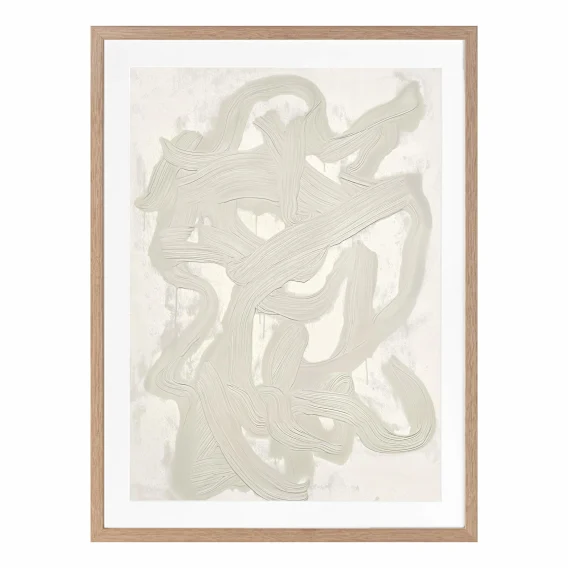Poetry Motion II Portrait Framed Print in 106 x 141.5cm