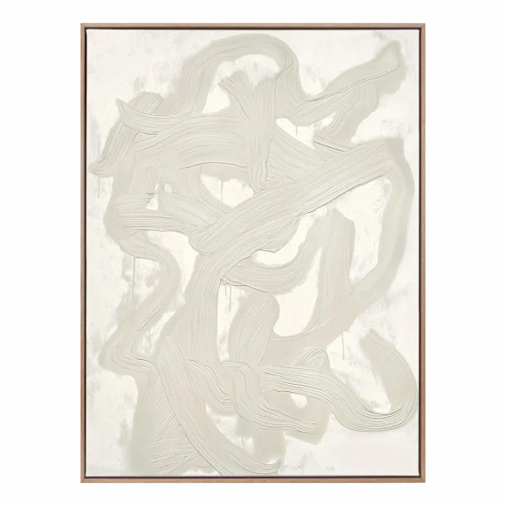 Poetry Motion II Portrait Box Framed Canvas in 123 x 163cm
