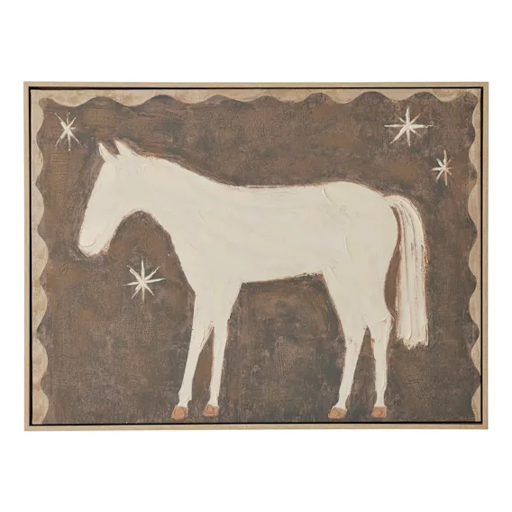 Pony Box Framed Canvas in 60 x 80cm