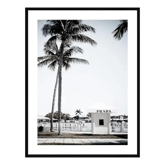 Prada Pools Framed Print in 84 x 118cm