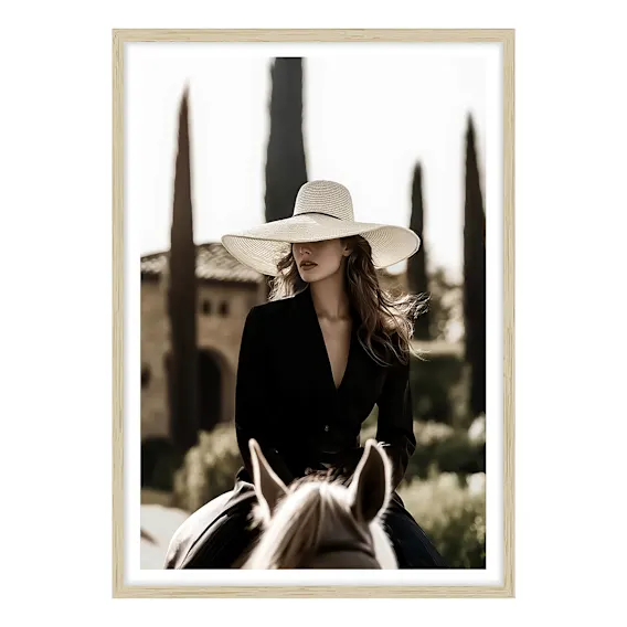 Quiet Reign Framed Print in 84 x 118cm