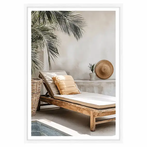 Quiet Noon Framed Print in 95 x 133cm