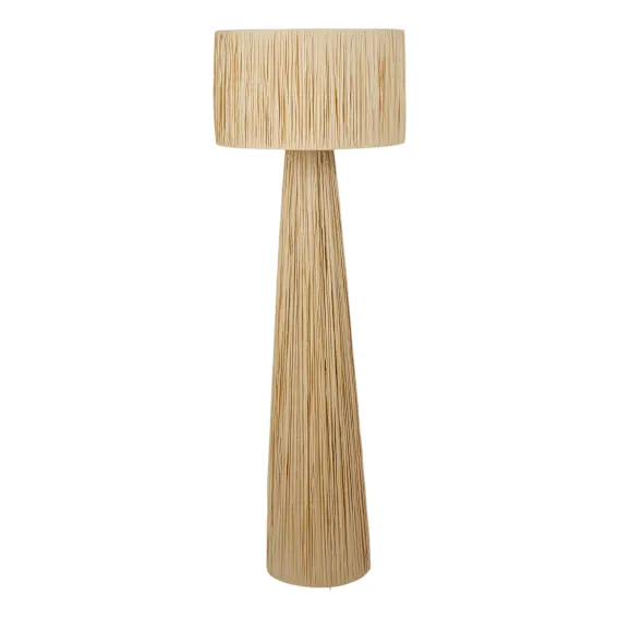 Raffia Floor Lamp 50x145cm in Natural
