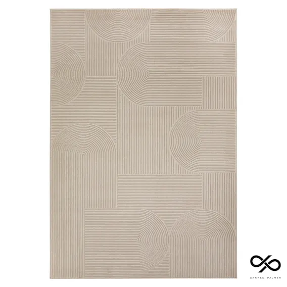Raking Rug 160x230cm in Linen