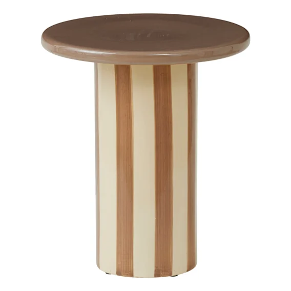 Rayas Side Table 40.5x45.5cm in Tan