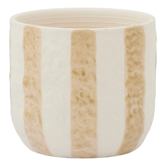 Rayas Pot 15x13.5cm in Taupe