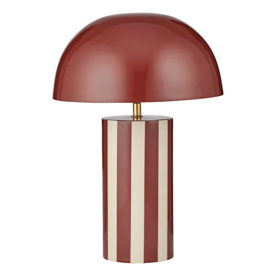 Raya Table Lamp 30x41cm in Russet / Ivory