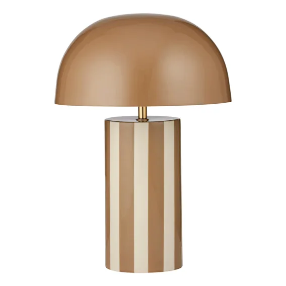 Raya Table Lamp 30x41cm in Brown / Ivory