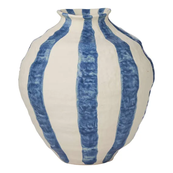 Rayas Vase 26x30cm in Dark Denim