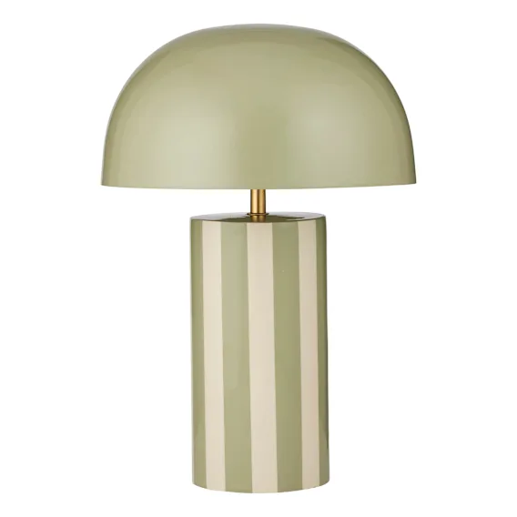 Raya Table Lamp 30x41cm in Sage/ Ivory
