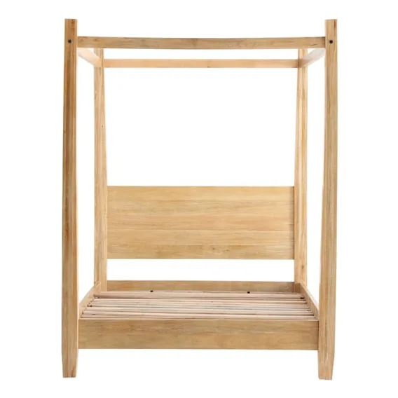 Retreat Queen Bed Frame in Clear Lacquer