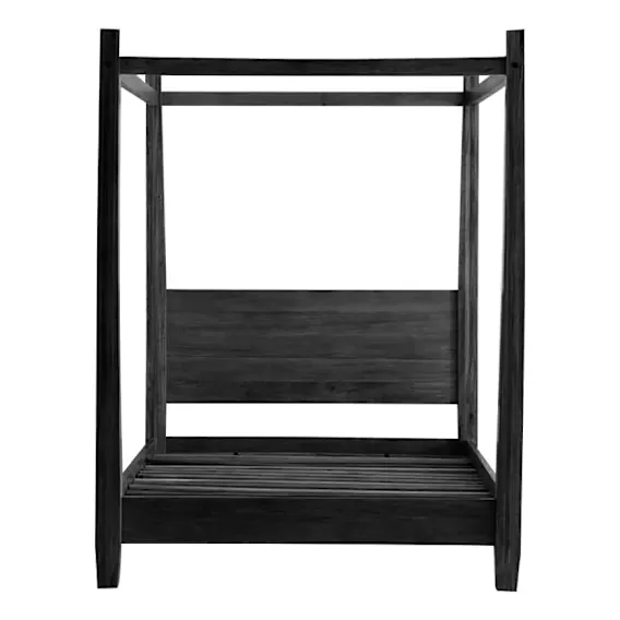 Retreat Queen Bed Frame in Mangowood Ebony