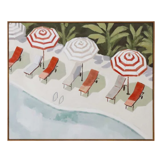 Resort Box Framed Canvas in 65 x 80cm