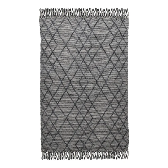 Riley Rug 240x330cm in Ivory/Charcoal