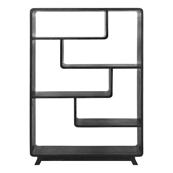 Rico Shelf Unit 122cm in Mangowood Mike Black