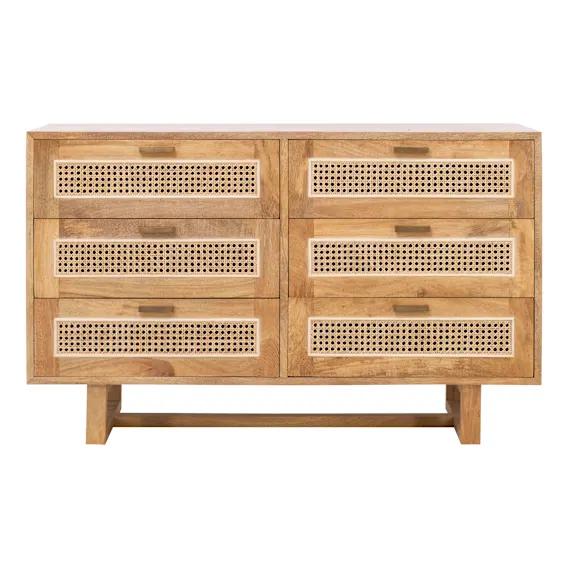 Rita Dresser in Mangowood Clear / Rattan