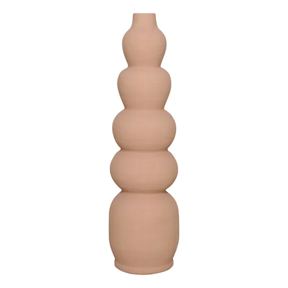 Ripple Sculptural Vase 19.5x74.5cm in Sand