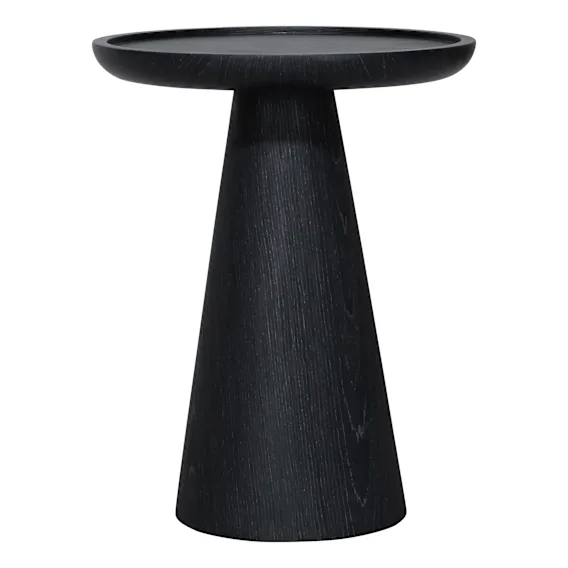 River Side Table Low 40x51cm in Black Oak
