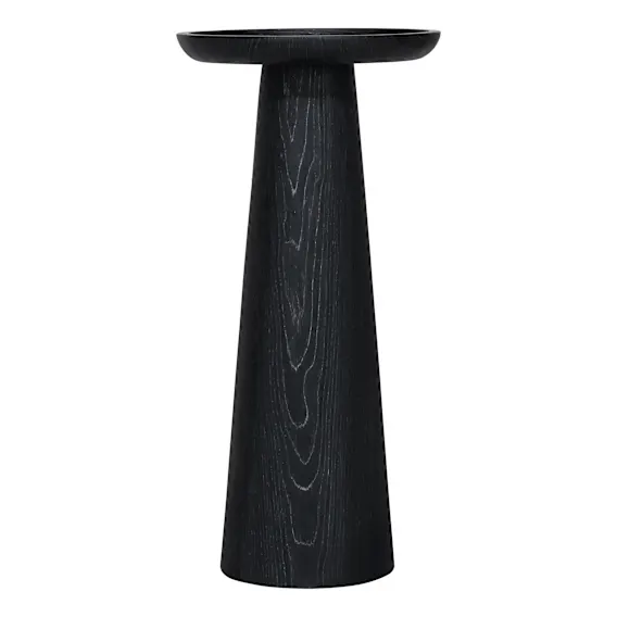 River Side Table High 30x61cm in Black Oak