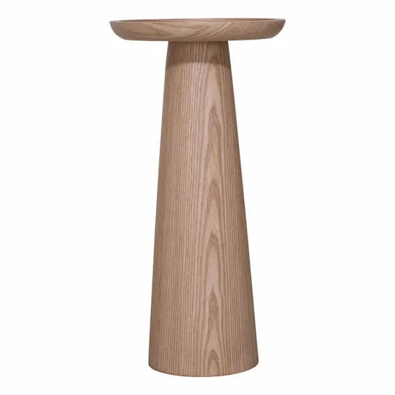 River Side Table High 30x61cm in White Oak
