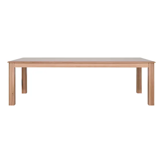 River Dining Table 240cm in High Feature Messmate
