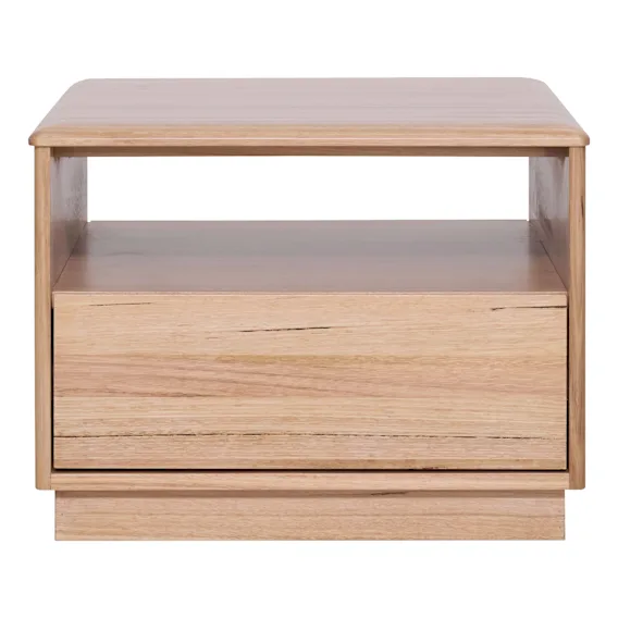 River Side Table 60cm in High Feature Messmate