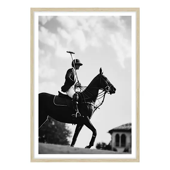 Riders Return Framed Print in 95 x 133cm