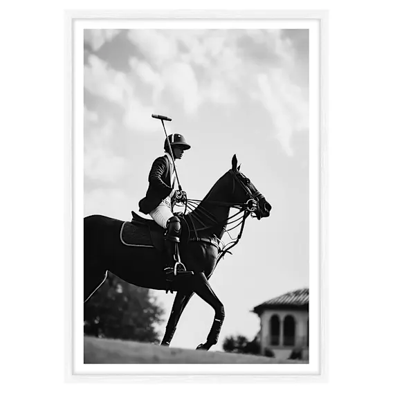 Riders Return Framed Print in 118 x 165cm