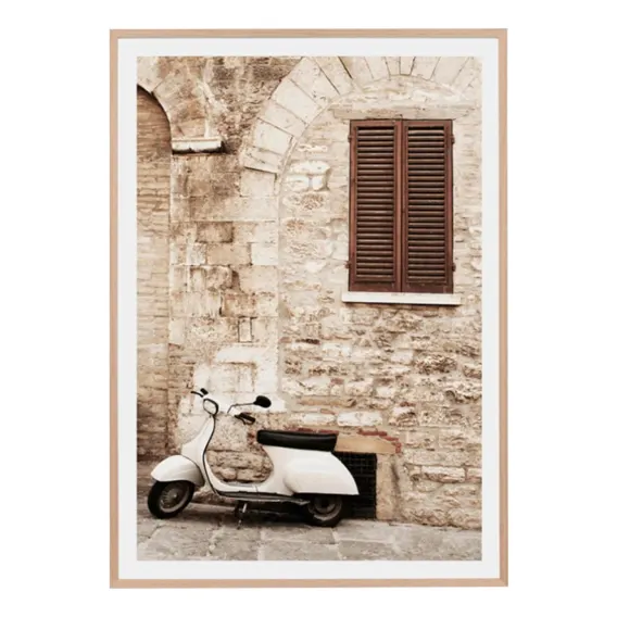 Roman Holiday Framed Print in 45 x 62cm