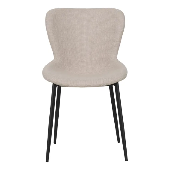 Ross Dining Chair in Sand / Black