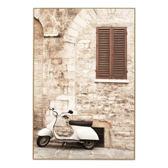 Roman Holiday Box Framed Canvas in 42 x 62cm