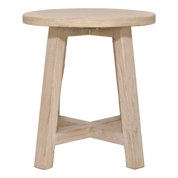 Royal Side Table 50cm in Reclaimed Elm