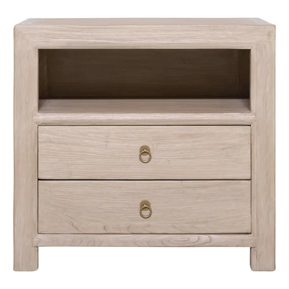 Royal Bedside Table in Reclaimed Elm