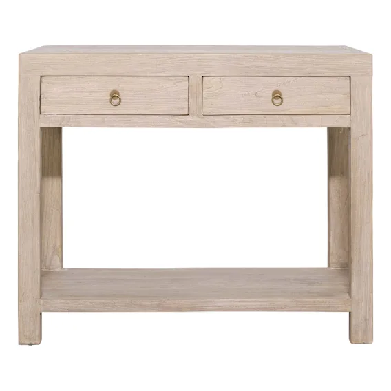 Royal Console Table 120cm in Reclaimed Elm