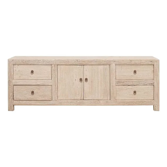 Royal Entertainment Unit 220cm in Reclaimed Elm