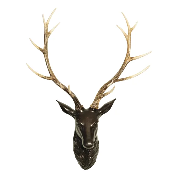Samba Resin Deer 79 x 106cm in Black/Natural