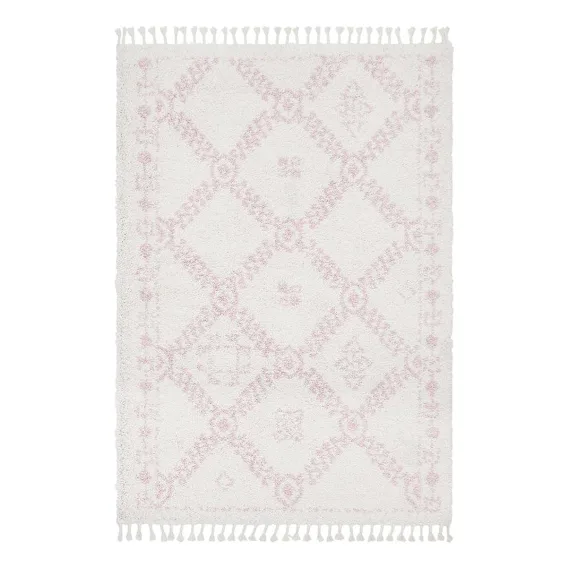 Saffron 33 Rug 300x400cm in Pink/Off White