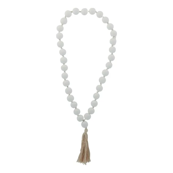 Saffron Hanging Beads 15x72cm in White
