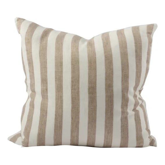 Santi Feather Fill Cushion 50x50cm in White / Natural