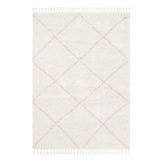 Saffron 22 Rug 120x170cm in Off White/Pink
