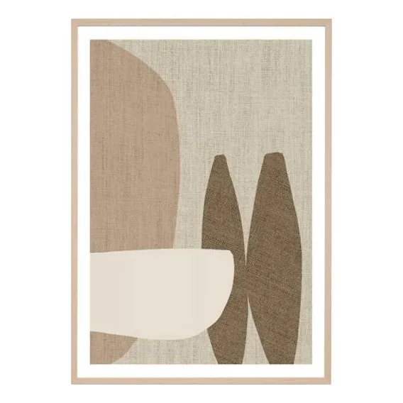 Sasha Blush 2 Framed Print in 100 x 140cm