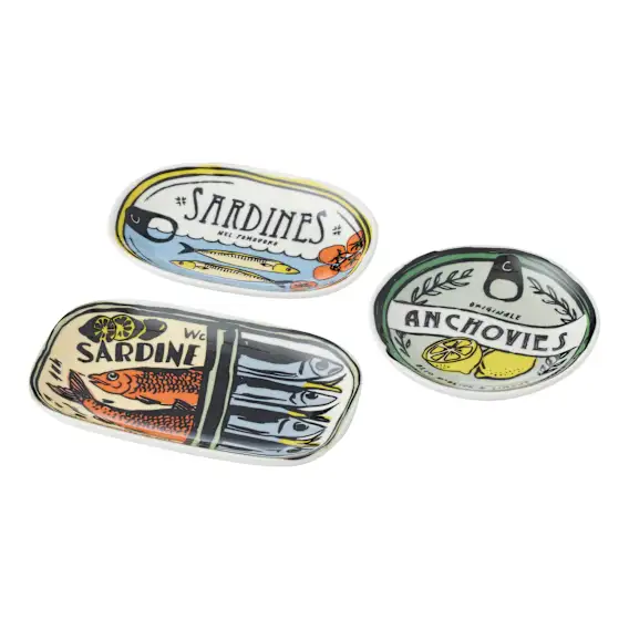 Sardina Trinket Dish Set of 3 in Multi